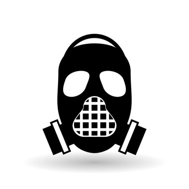 Askeri maskesi tasarım, vektör çizim