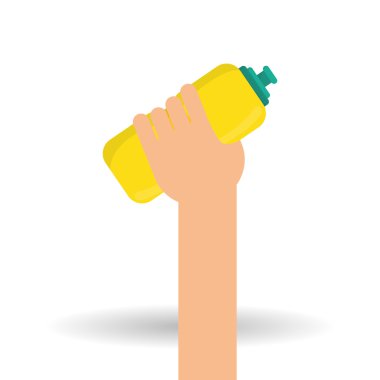 Fitness ve spor salonu tasarımı, vektör çizim