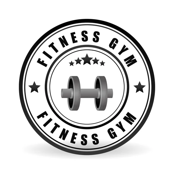 Fitness Ağırlık tasarım, vektör çizim