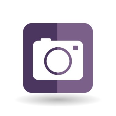 kamera simgesi tasarım, vektör çizim