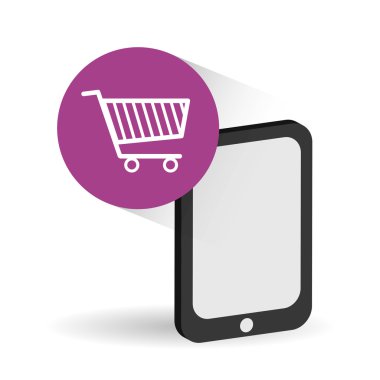 Akıllı telefon simgesi tasarım, vektör çizim