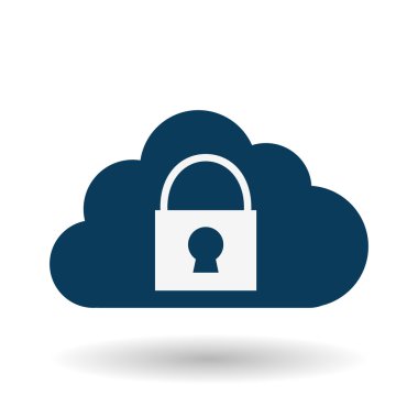 padlcock simgesi tasarım, vektör çizim