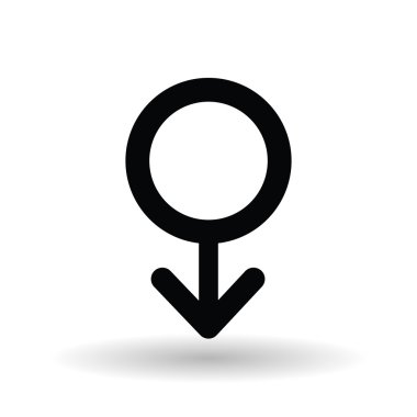 cinsiyet simgesi tasarım, vektör çizim