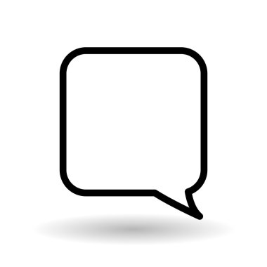 İletişim kabarcık tasarımı, vektör çizim