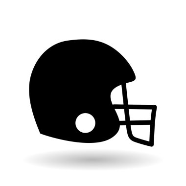 Futbol kask tasarım, vektör çizim