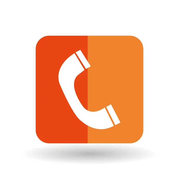 Telefon-Icon-Design, Vektor-Illustration — Stockvektor