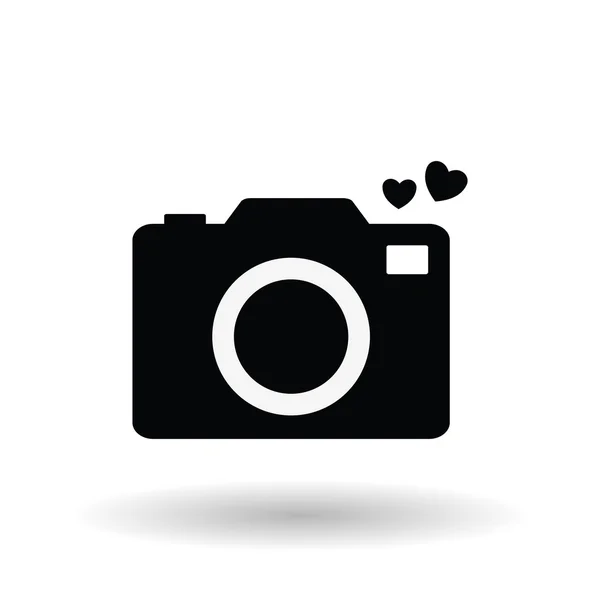 Design icona della fotocamera, illustrazione vettoriale — Vettoriale Stock