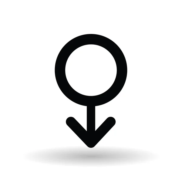Diseño de iconos de género, ilustración vectorial — Vector de stock