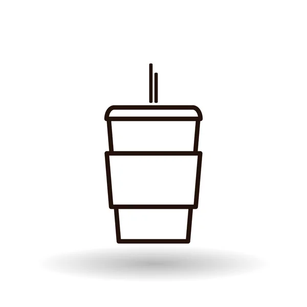 コーヒーのマグカップ デザイン — ストックベクタ