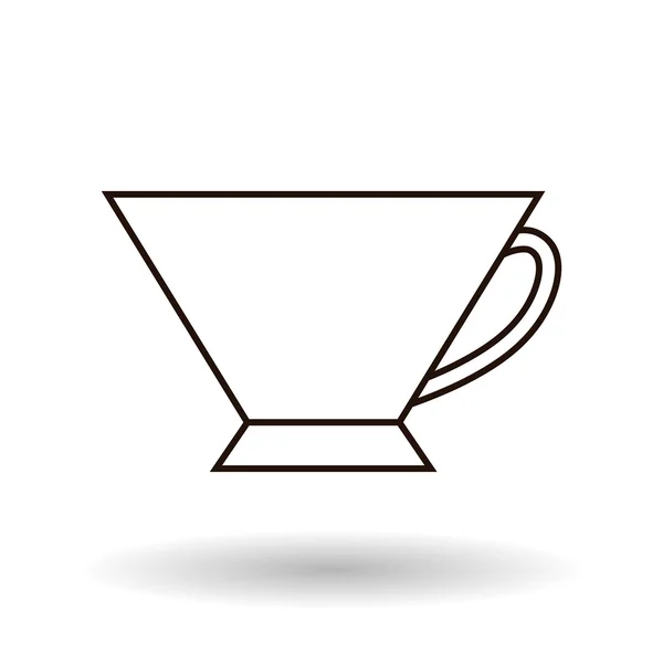 Design tazza di caffè — Vettoriale Stock