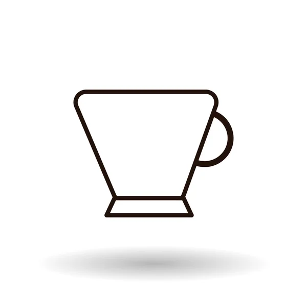 Kahve kupa tasarım — Stok Vektör