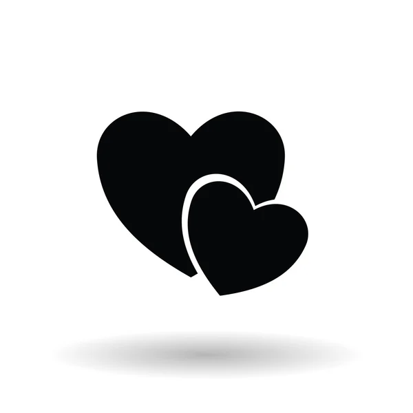 Heart  icon design , vector illustration — Stock Vector
