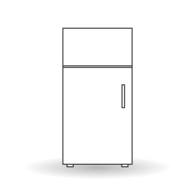 Buzdolabı simgesi tasarım