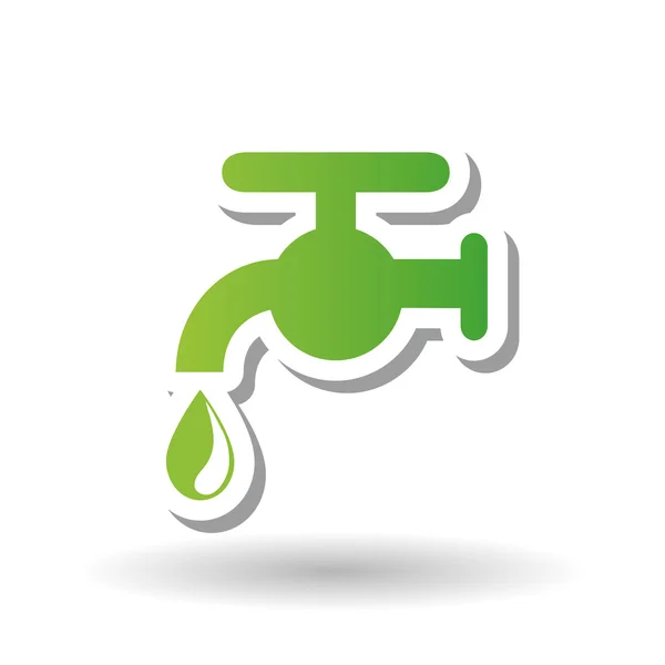 Eco water design — Stock Vector