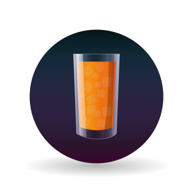 kokteyl simgesi tasarım, vektör çizim