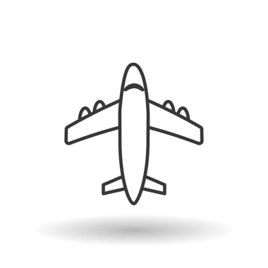 Uçak simgesi tasarım