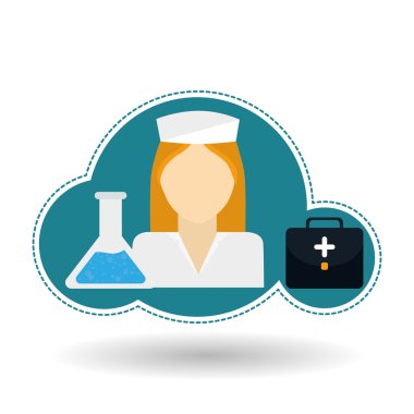 Hemşire simgesi tasarım