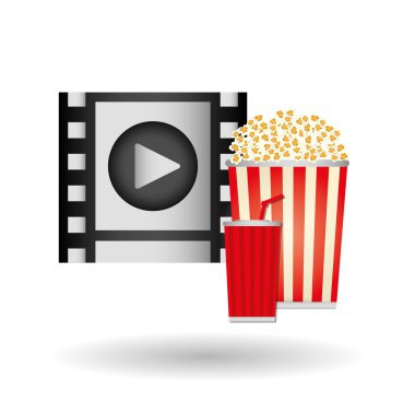 Film makara tasarım, vektör çizim