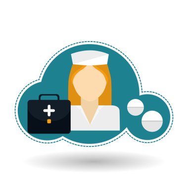 Hemşire simgesi tasarım