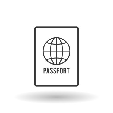 Passport simgesi tasarım