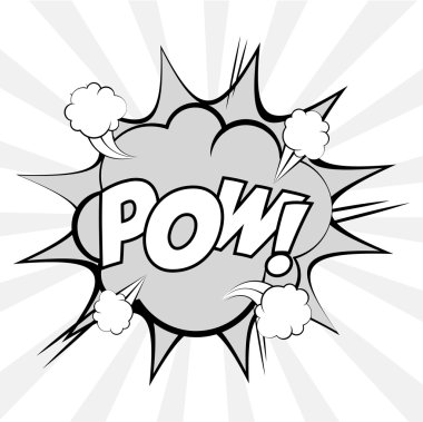 Retro ileti tasarım, pop sanat tarzı, canlı renkler