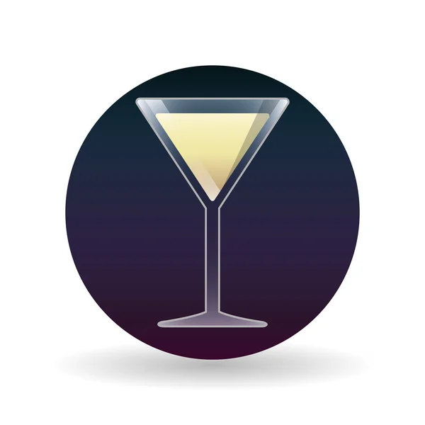 Cocktail icon design , vector illustration — Stock Vector