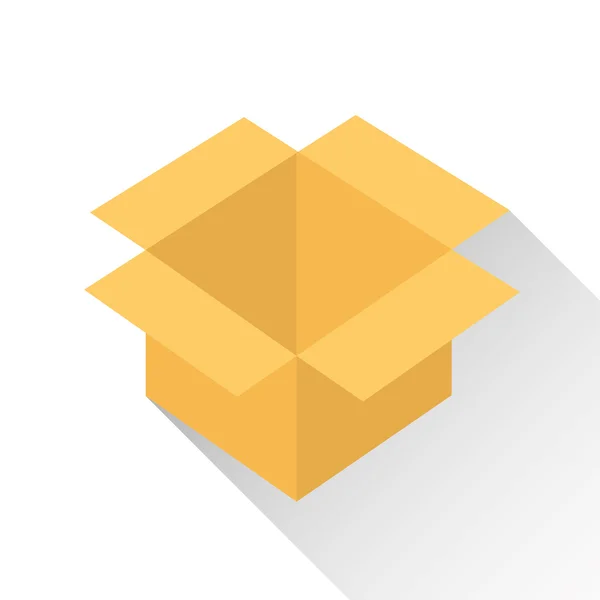 Box-Icon-Design, Vektorillustration — Stockvektor