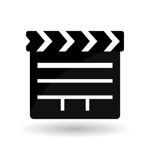 Movie clapboard design, illustration vectorielle — Image vectorielle