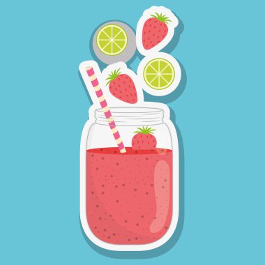 Güler yüzlü simgesi tasarım, vektör çizim