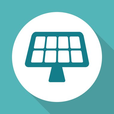 çevre güneş paneli tasarım, vektör çizim