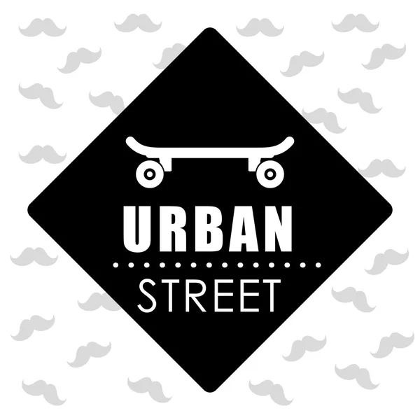 Design de rue et de style urbain, illustration vectorielle — Image vectorielle