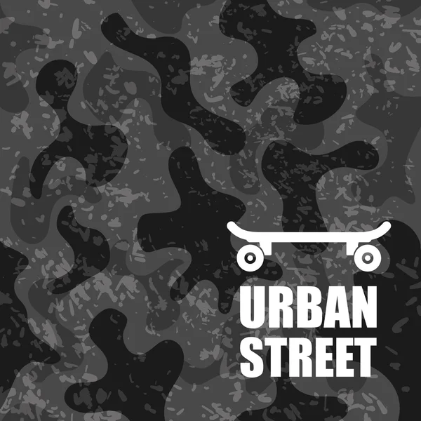 Calle y diseño de estilo urbano, ilustración vectorial — Vector de stock