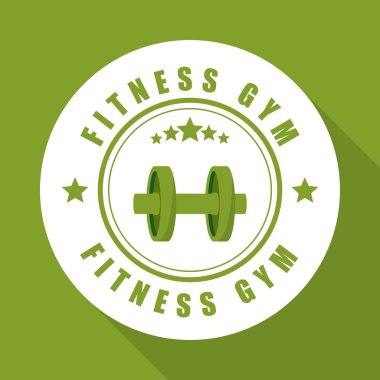 Fitness Ağırlık tasarım, vektör çizim