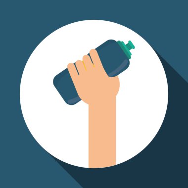 Fitness ve spor salonu tasarımı, vektör çizim