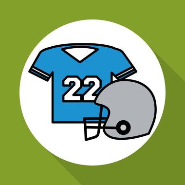 Futbol simgesi tasarım, vektör çizim