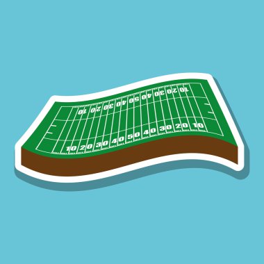 Futbol simgesi tasarım, vektör çizim