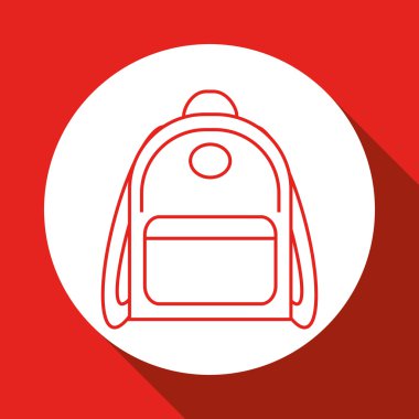 Okul çantası ADESIGN, vektör çizim