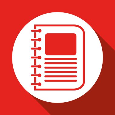 kitap simgesi tasarım, vektör çizim