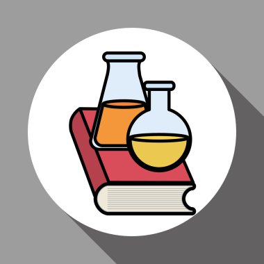 kitap simgesi tasarım, vektör çizim