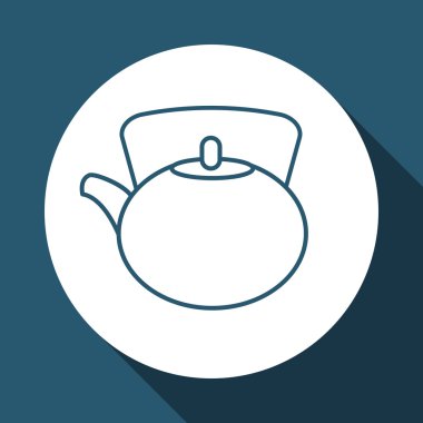 kahve su ısıtıcı tasarım, vektör çizim