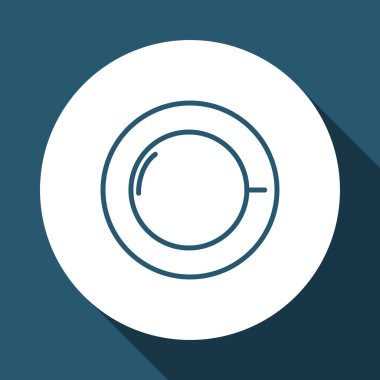 Kahve kupa tasarım, vektör çizim