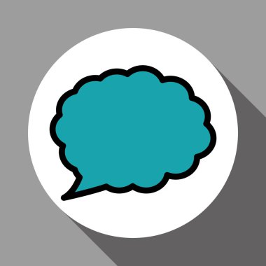 İletişim kabarcık tasarımı, vektör çizim