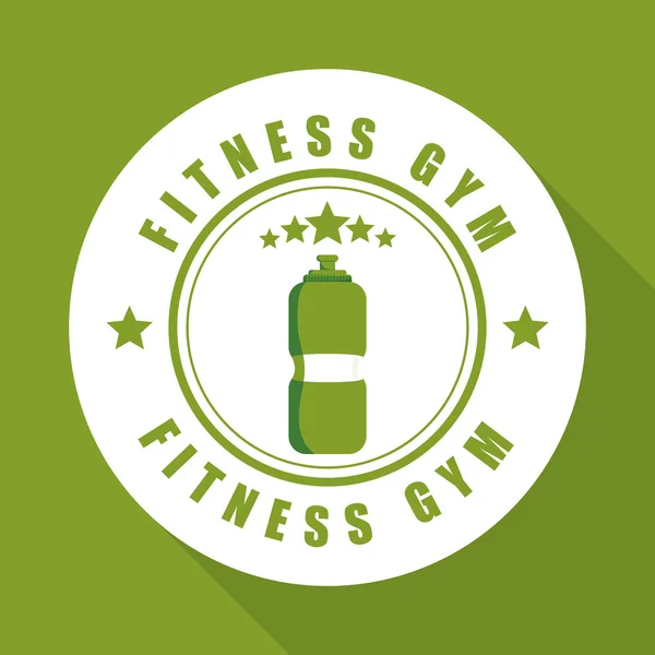 Fitness and gym design , vector illustration — Stock Vector