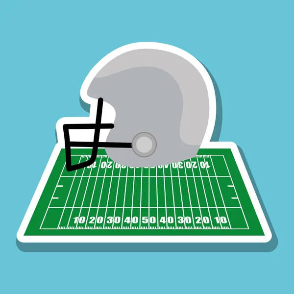 Conception d'icône de football, illustration vectorielle — Image vectorielle