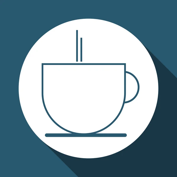 Coffee mug design , vector illustration — Stock Vector
