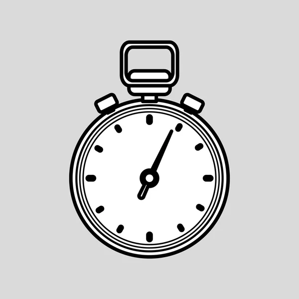 Chronometer pictogram ontwerp, vectorillustratie — Stockvector