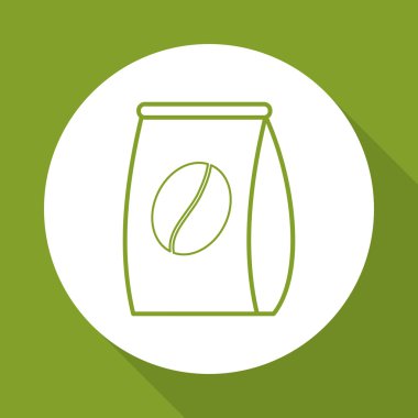 kahve simgesi tasarım, vektör çizim