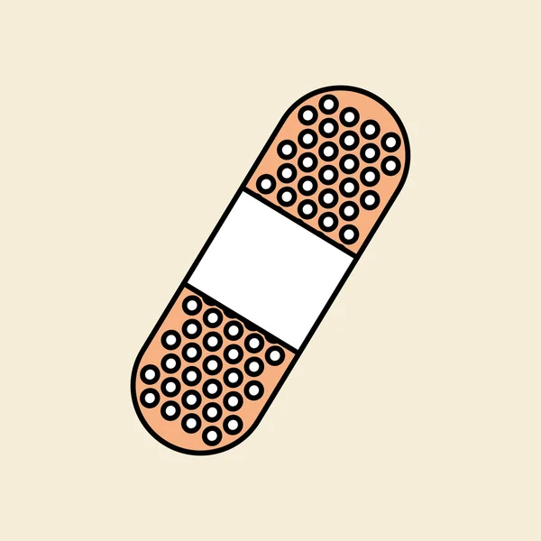 Medische bandage ontwerp, vector illustratie, vector illustratie — Stockvector