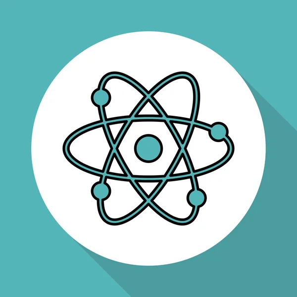 Atom icon design, vektorillustration, vektorillustration — Stockvektor