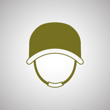 Askeri simgesi tasarım, vektör çizim